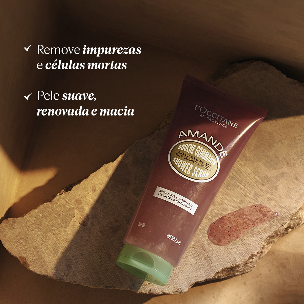 Sabonete Esfoliante Corporal Amêndoa 200ml, , large image number 1